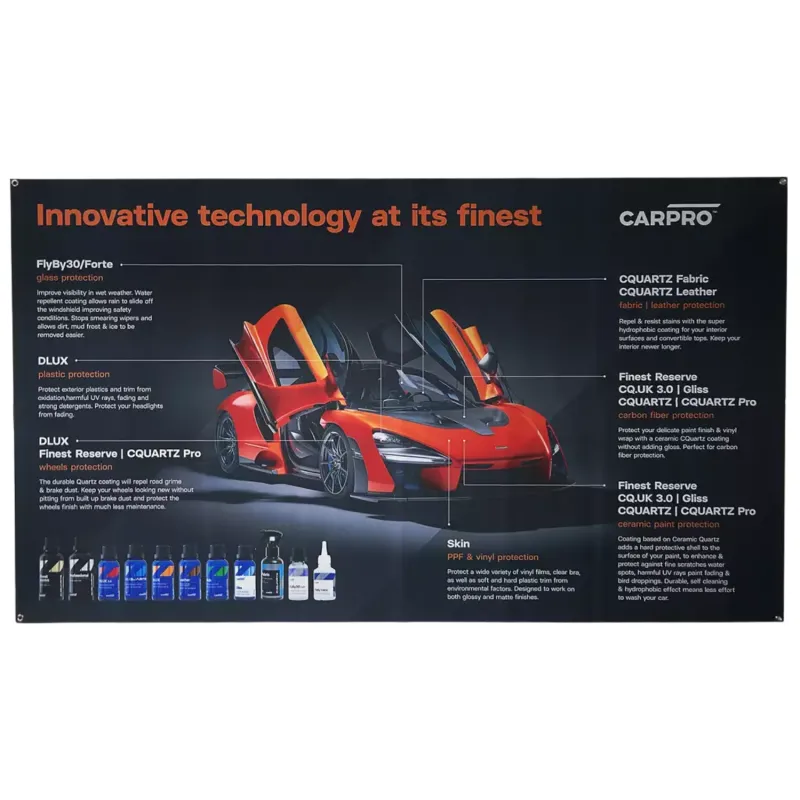 CARPRO Big Fabric Banner 210x150cm CARPRO Big Fabric Banner 210x150cm