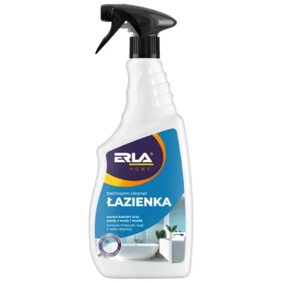 Erla Home Łazienka - Usuwa osady z mydła, wody i kamień 750ml Erla Home Łazienka - Usuwa osady z mydła, wody i kamień 750ml