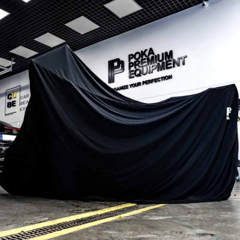 POKA Materiałowy Pokrowiec na Motor Uniwersalny Czarny POKA Materiałowy Pokrowiec na Motor Uniwersalny Czarny