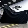 POKA Materiałowy Pokrowiec na Motor Uniwersalny Czarny