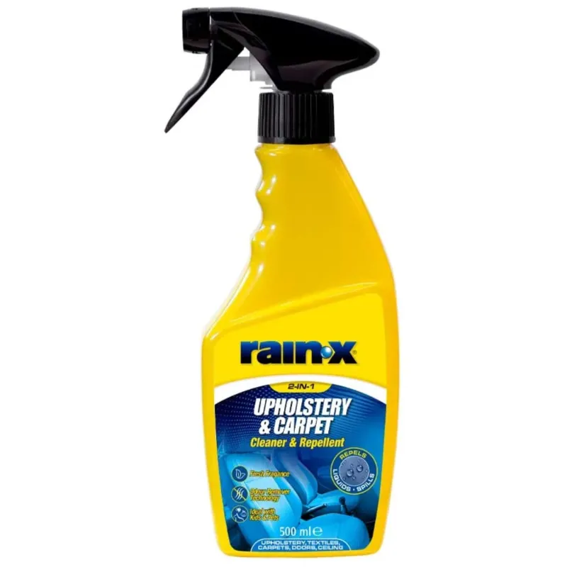 RAIN-X Upholstery Cleaner & Carpet Cleaner & Repellent - Produkt do czyszczenia i ochrony tapicerki oraz dywaników 500ml RAIN-X Upholstery Cleaner & Carpet Cleaner & Repellent - Produkt do czyszczenia i ochrony tapicerki oraz dywaników 500ml
