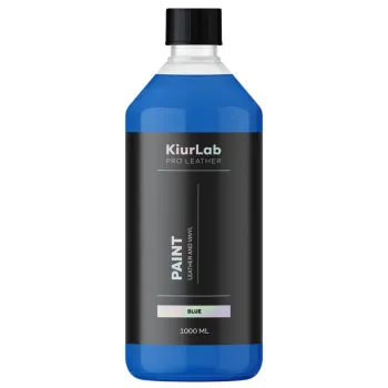 KiurLab Pro Leather And Vinyl Paint Blue - Zaawansowana farba do renowacji skóry i winylu 1L KiurLab Pro Leather And Vinyl Paint Blue - Zaawansowana farba do renowacji skóry i winylu 1L