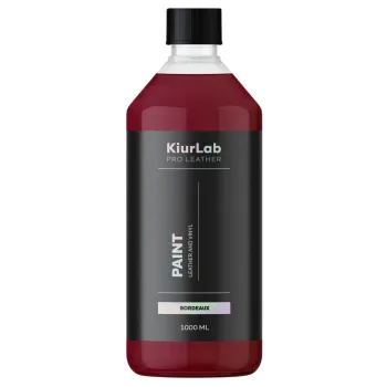 KiurLab Pro Leather And Vinyl Paint Bordeaux - Zaawansowana farba do renowacji skóry i winylu 1L KiurLab Pro Leather And Vinyl Paint Bordeaux - Zaawansowana farba do renowacji skóry i winylu 1L