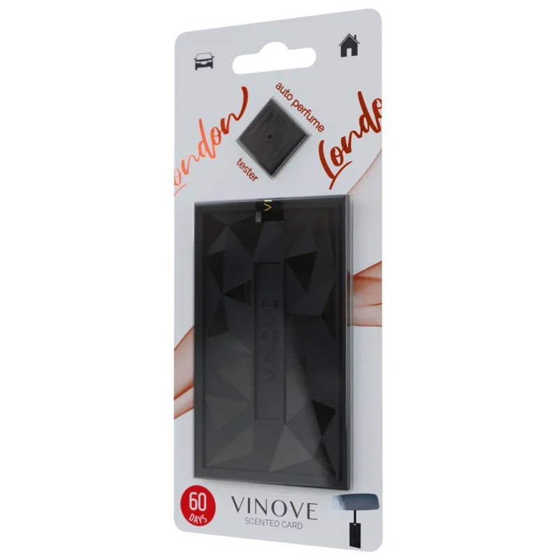 Vinove Scented Card London - Zapach samochodowy, ekskluzywna nuta zapachowa Vinove Scented Card London - Zapach samochodowy, ekskluzywna nuta zapachowa