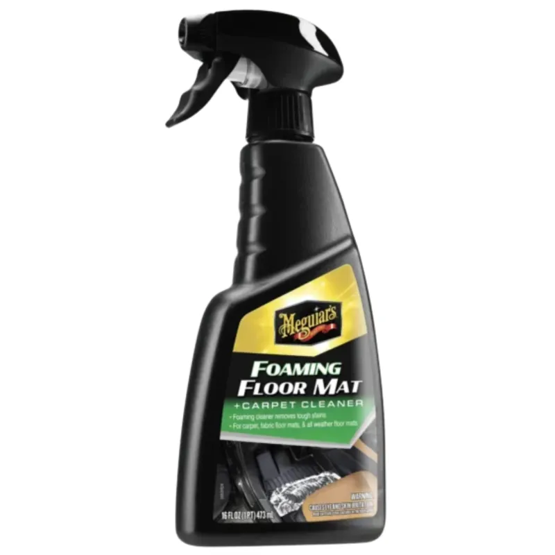 MEGUIARS Foaming Floormat & Carpet Cleaner - Profesjonalna pianka do czyszczenia dywaników, wykładzin i tapicerki 473ml