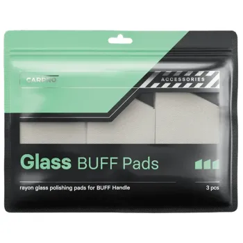 CarPro Buff 3-Pack Rayon Glass Pads - Zestaw 3 Padów do Polerowania Szyb i Szkła CarPro Buff 3-Pack Rayon Glass Pads - Zestaw 3 Padów do Polerowania Szyb i Szkła