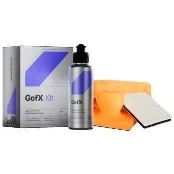 CARPRO Glass Film Oil Remover GofX 150ml KIT – Kompletny Zestaw do Renowacji Szyb CARPRO Glass Film Oil Remover GofX 150ml KIT – Kompletny Zestaw do Renowacji Szyb