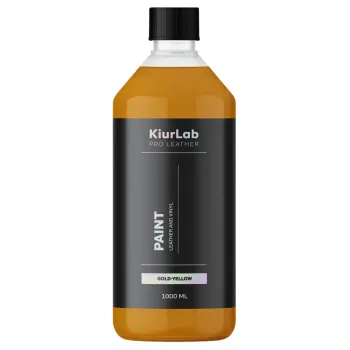 KiurLab Pro Leather And Vinyl Paint Gold-Yellow - Zaawansowana farba do renowacji skóry i winylu 1L KiurLab Pro Leather And Vinyl Paint Gold-Yellow - Zaawansowana farba do renowacji skóry i winylu 1L