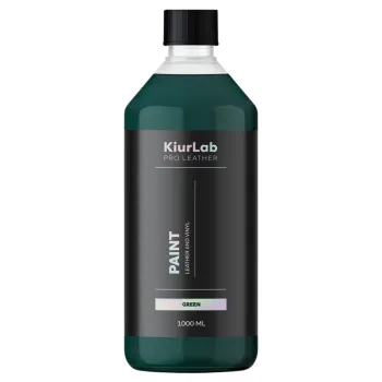 KiurLab Pro Leather And Vinyl Paint Green - Zaawansowana farba do renowacji skóry i winylu 1L KiurLab Pro Leather And Vinyl Paint Green - Zaawansowana farba do renowacji skóry i winylu 1L