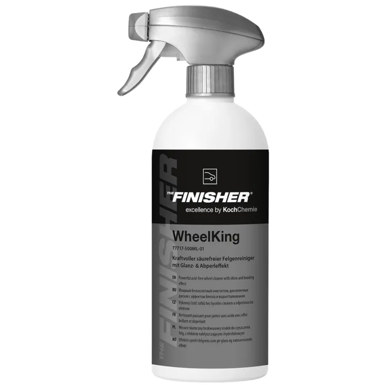 Koch Chemie Finisher Wheelking – Bezkwasowy Płyn do Czyszczenia Felg z Efektem Krwawienia 500ml Koch Chemie Finisher Wheelking – Bezkwasowy Płyn do Czyszczenia Felg z Efektem Krwawienia 500ml