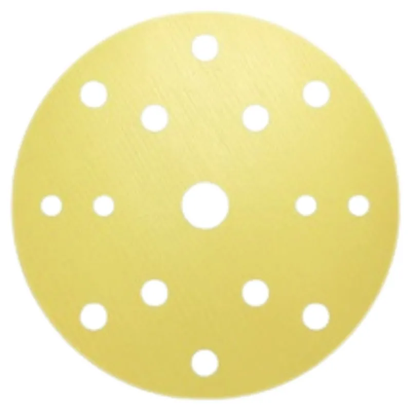 KOVAX Yellow Film tar. rzep o152mm 15 otw. 800 - Profesjonalny krążek na folii do matowania i usuwania struktury lakieru KOVAX Yellow Film tar. rzep o152mm 15 otw. 800 - Profesjonalny krążek na folii do matowania i usuwania struktury lakieru
