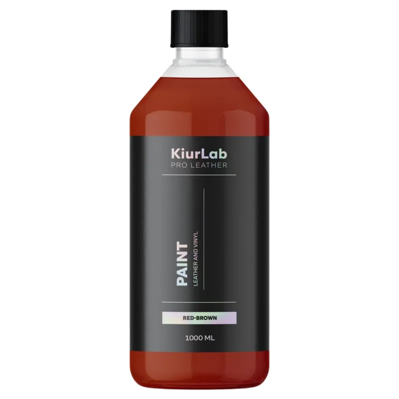 KiurLab Pro Leather And Vinyl Paint Red-Brown - Zaawansowana farba do renowacji skóry i winylu 1L KiurLab Pro Leather And Vinyl Paint Red-Brown - Zaawansowana farba do renowacji skóry i winylu 1L