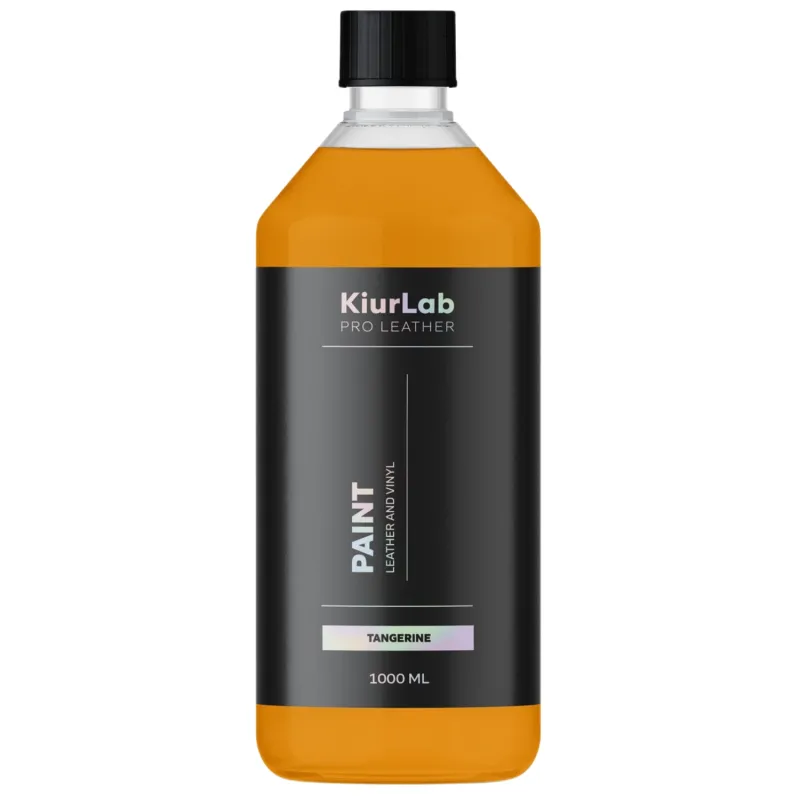 KiurLab Pro Leather And Vinyl Paint Tangerine - Zaawansowana farba do renowacji skóry i winylu 1L