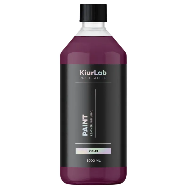 KiurLab Pro Leather And Vinyl Paint Violet - Zaawansowana farba do renowacji skóry i winylu 1L KiurLab Pro Leather And Vinyl Paint Violet - Zaawansowana farba do renowacji skóry i winylu 1L