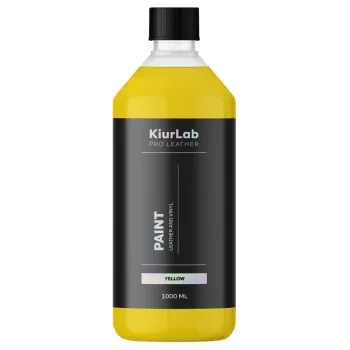 KiurLab Pro Leather And Vinyl Paint Yellow - Zaawansowana farba do renowacji skóry i winylu 1L KiurLab Pro Leather And Vinyl Paint Yellow - Zaawansowana farba do renowacji skóry i winylu 1L