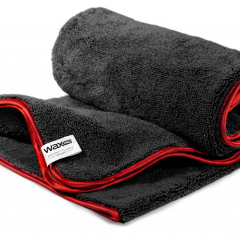 WaxPRO Perfect Fluffy Dryer Black Series – ręcznik do osuszania lakieru, 600gsm, 100x60cm