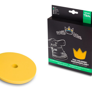Royal Pads Thin Medium Pad – niskoprofilowy średniej twardości pad polerski do maszyn DA, żółty 150/160mm Royal Pads Thin Medium Pad – niskoprofilowy średniej twardości pad polerski do maszyn DA, żółty 150/160mm