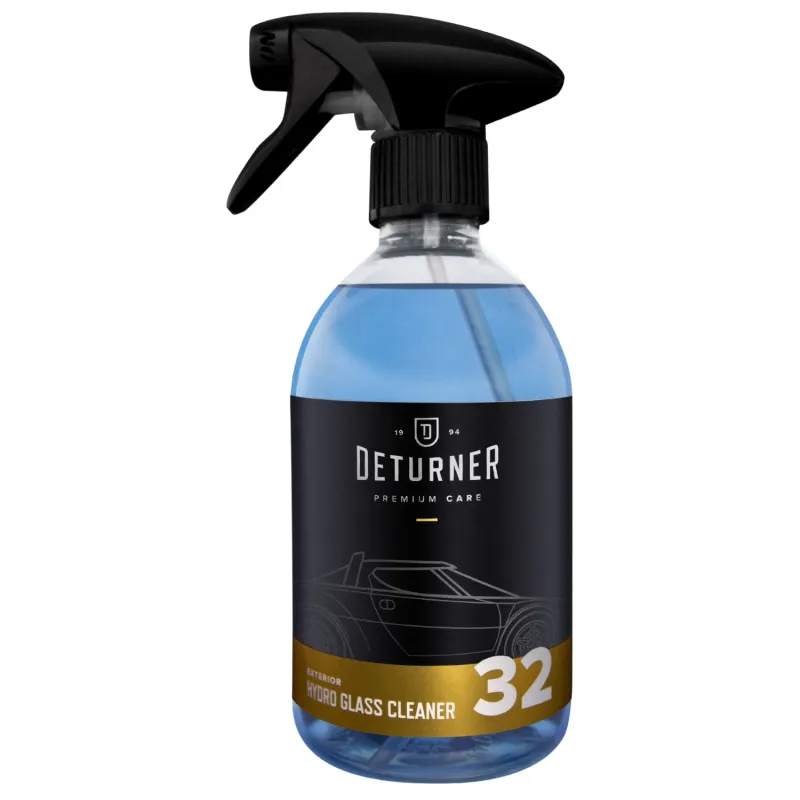 Deturner Hydro Glass Cleaner – płyn do mycia szyb, pozostawia warstwę hydrofobową 500ml Deturner Hydro Glass Cleaner – płyn do mycia szyb, pozostawia warstwę hydrofobową 500ml