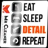 Wlepka Eat Sleep Detail Repeat