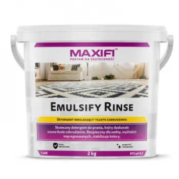 Maxifi Emulsify Rinse - Skuteczny detergent do prania tłustych plam 2kg Maxifi Emulsify Rinse - Skuteczny detergent do prania tłustych plam 2kg