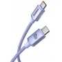 Baseus Kabel USB typ C - USB typ C Baseus 1,2 m fioletowy