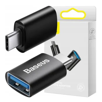 Baseus Ingenuity Przejściówka Adapter Z USB Typ C do USB-A Baseus Ingenuity Przejściówka Adapter Z USB Typ C do USB-A