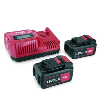 FLEX Zestaw akumulatorów i ładowarka - 55R P-Set 55 R 491349 FLEX Zestaw akumulatorów i ładowarka - 55R P-Set 55 R 491349