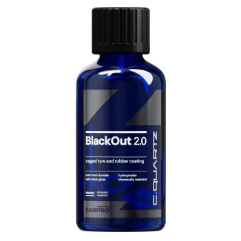 CARPRO BlackOut 2.0 - Powłoka ochronna do opon i elementów gumowych 100ml CARPRO BlackOut 2.0 - Powłoka ochronna do opon i elementów gumowych 100ml