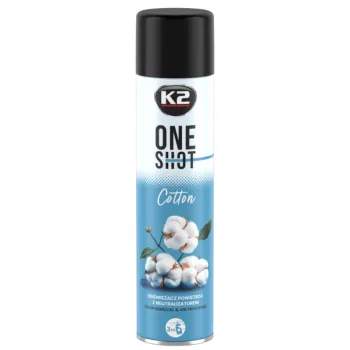 K2 One Shot Pure Cotton - Odświeżacz powietrza z neutralizatorem 600ml