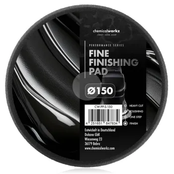 chemicalworkz Fine Finishing Performance Pad 150mm Black chemicalworkz Fine Finishing Performance Pad 150mm Black