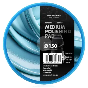 chemicalworkz Medium Polishing Performance Pad 150mm Blue chemicalworkz Medium Polishing Performance Pad 150mm Blue