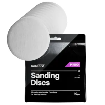 CARPRO Sanding disc - Krążki do szlifowania z węglikiem krzemu 127mm 1500p 10pcs CARPRO Sanding disc - Krążki do szlifowania z węglikiem krzemu 127mm 1500p 10pcs