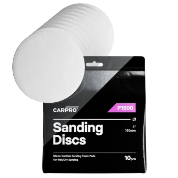 CARPRO Sanding disc - Krążki do szlifowania z węglikiem krzemu 152mm 1500p 10pcs CARPRO Sanding disc - Krążki do szlifowania z węglikiem krzemu 152mm 1500p 10pcs