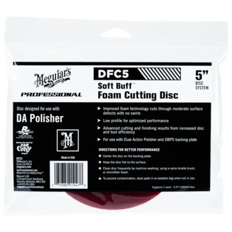 MEGUIARS DA Foam Cutting Disc - Gąbka polerska do usuwania umiarkowanych uszkodzeń 150mm MEGUIARS DA Foam Cutting Disc - Gąbka polerska do usuwania umiarkowanych uszkodzeń 150mm