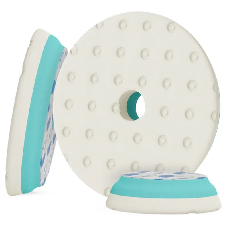 Lake Country White/Teal CCS Cutting Pad - Wydajny pad polarski 165mm Lake Country White/Teal CCS Cutting Pad - Wydajny pad polarski 165mm